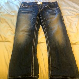 Men’s bootcut big star 33 short